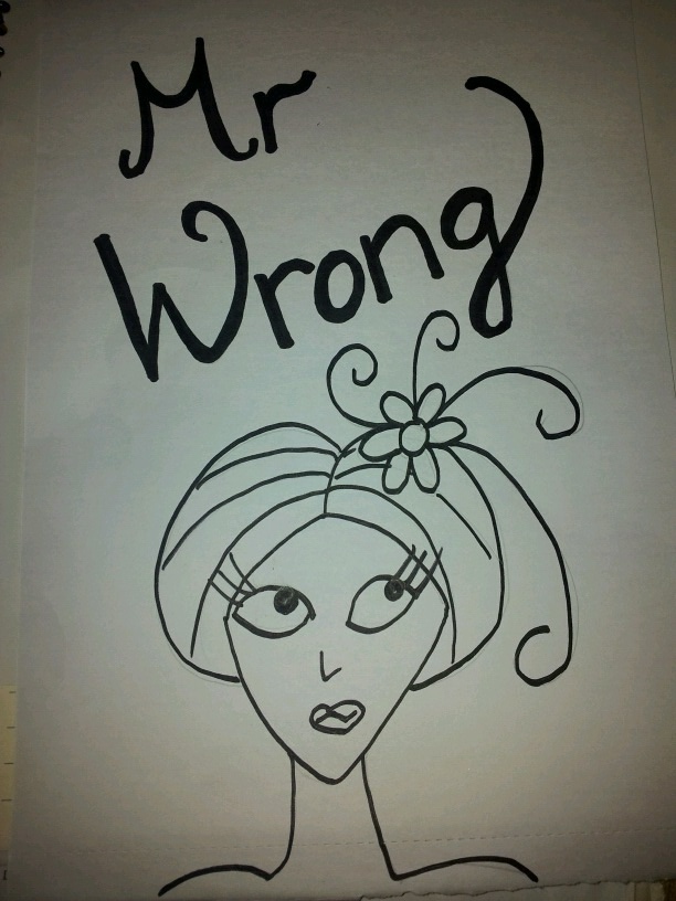 Mr Wrong's temporary cover till the publisher has finished the new one
